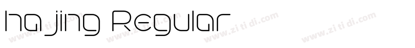 hajing Regular字体转换 hajing Regular字体转换